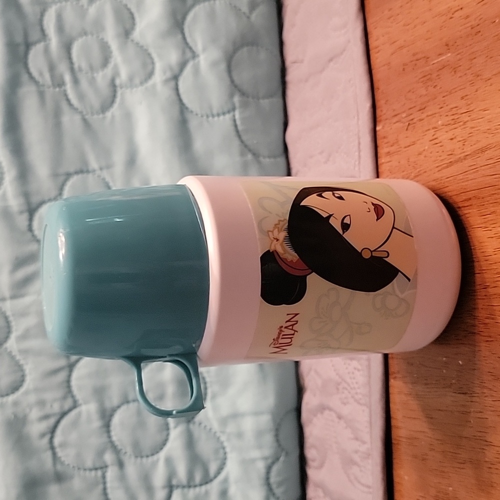 Vintage Disney Mulan Lunch Box Thermos